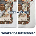 Reading, Gift For Yourself - Book Tree Just A Girl Who Loves Books - Personalized Fleece Blanket, Sherpa Blanket