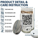 Couples, Gift For Couples - Couple Favorite Song I'm Yours No Returns QR Code - Personalized Mason Jar Light