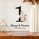 Gift For Couples,Gift For Husband,Gift For Wife,Gift For Boyfriend,Gift For Girlfriend,Love - Couple Anniversary Love Message - Personalized Vertical Rectangle Acrylic Plaque