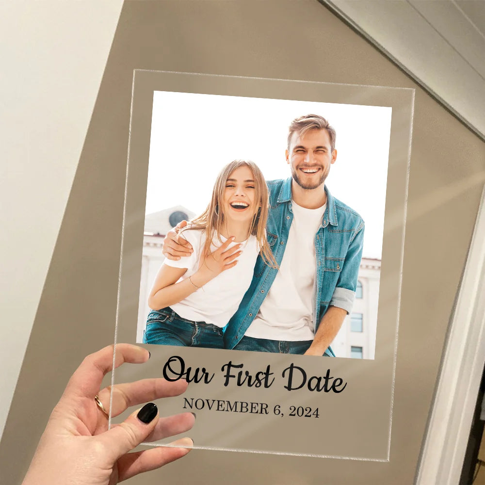 Gift For Couples,Gift For Husband,Gift For Wife,Gift For Boyfriend,Gift For Girlfriend,Love - Couple Anniversary Love Message - Personalized Vertical Rectangle Acrylic Plaque