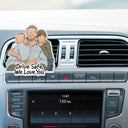 Gift For Husband,Gift For Wife,Parents,Gift For Father,Gift For Mother,Gift For Grandpa,Gift For Grandma,Happy,Non-Eng,Photo - Faceless Portrait - Custom Photo Faceless Portrait Best Dad Mom Ever - Personalized Acrylic Car Vent Clip