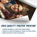 Gift For Husband,Gift For Yourself,Gift For Men,Gift For Father,Gift For Grandpa,Dad's Hobby,Grandpa's Hobby,Non-Eng,Photo - Renaissance Royal Portrait,Humorous - Custom Photo Renaissance Royal Portrait Dad Daughter Grandparents Family - Personalized Poster