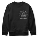 Gift For Husband,Gift For Yourself,Gift For Men,Gift For Father,Gift For Grandpa,Non-Eng,Photo - Faceless Outline Sketch,Proud - Custom Photo Faceless Outline Sketch Best Dad Ever Grandpa Papa - Personalized T Shirt