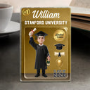 Graduation,Gift For Yourself,Gift For Women,Gift For Men,Gift For Daughter,Gift For Son,Gift For Sibling,Gift For Sisters,Gift For Brothers,Gift For Bestie,Non-Eng,Photo - Toybox Figure,Playful - Custom Photo Toybox Figure Graduation Limited Edition - Personalized Custom Shaped Acrylic Plaque