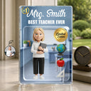 Gift For Yourself,Gift For Women,Gift For Men,Teacher,Gifts For Colleagues,Non-Eng,Photo - Toybox Figure,Playful - Custom Photo Toybox Figure Teacher Limited Edition - Personalized Custom Shaped Acrylic Plaque