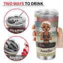 Yoga Chibi Girl Peace Love And Light - Gobelet personnalisé