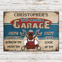Garage Sign Open When I Like It - Gift For Dad - Personalized Custom Classic Metal Signs