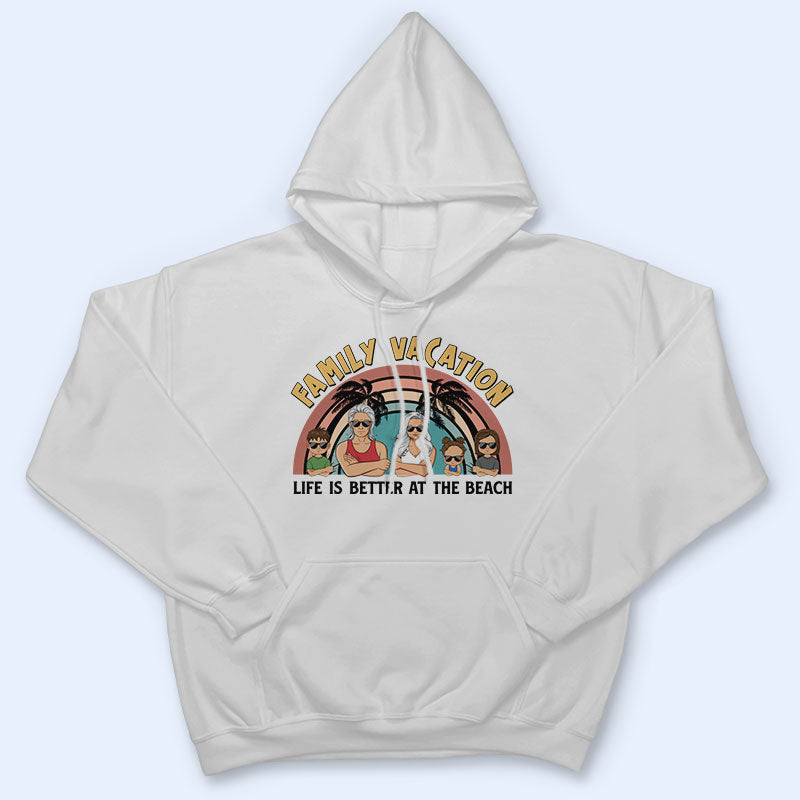 Family Vacation Young Making Memories Together - Personalized Custom T Shirt