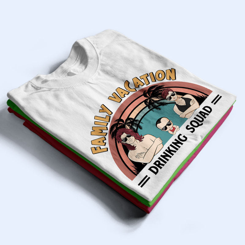 Family Vacation Young Making Memories Together - Personalized Custom T Shirt