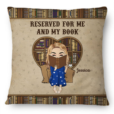 Lecture réservée à moi et à mon livre - Oreiller personnalisé