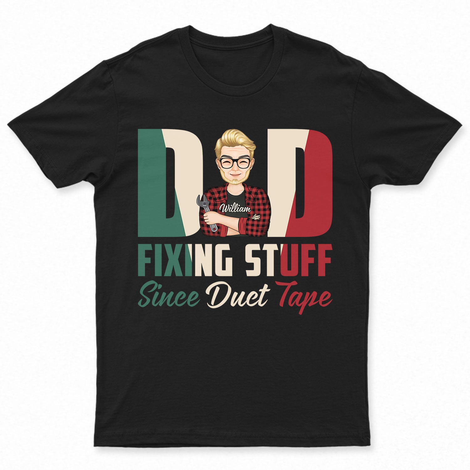 Since Duct Tape - Gift For Father - Personalized Custom T Shirt