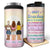 Here's To Another Summer - Gift For Bestie - Personalized Custom 4 In 1 Can Cooler Tumbler