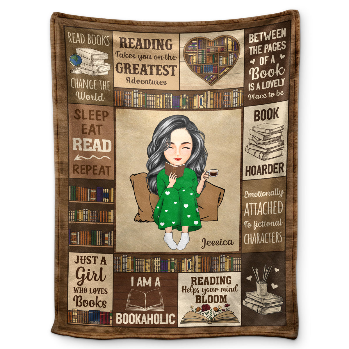 Book Lover Art Print, Girl Reading Art Print Book Gift -  Canada