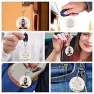 Just Breathe - Gift For Yoga Lovers - Personalized Acrylic Keychain