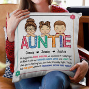 Grand-mère Nana, je serre cet oreiller dans mes bras - Cadeau pour grands-parents - Oreiller personnalisé