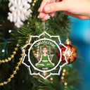 Namasleigh - Cadeau de Noël pour les amateurs de yoga - Décoration acrylique personnalisée