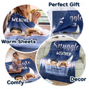 Snuggle Weather - Gift For Couples - Personalized Fleece Blanket