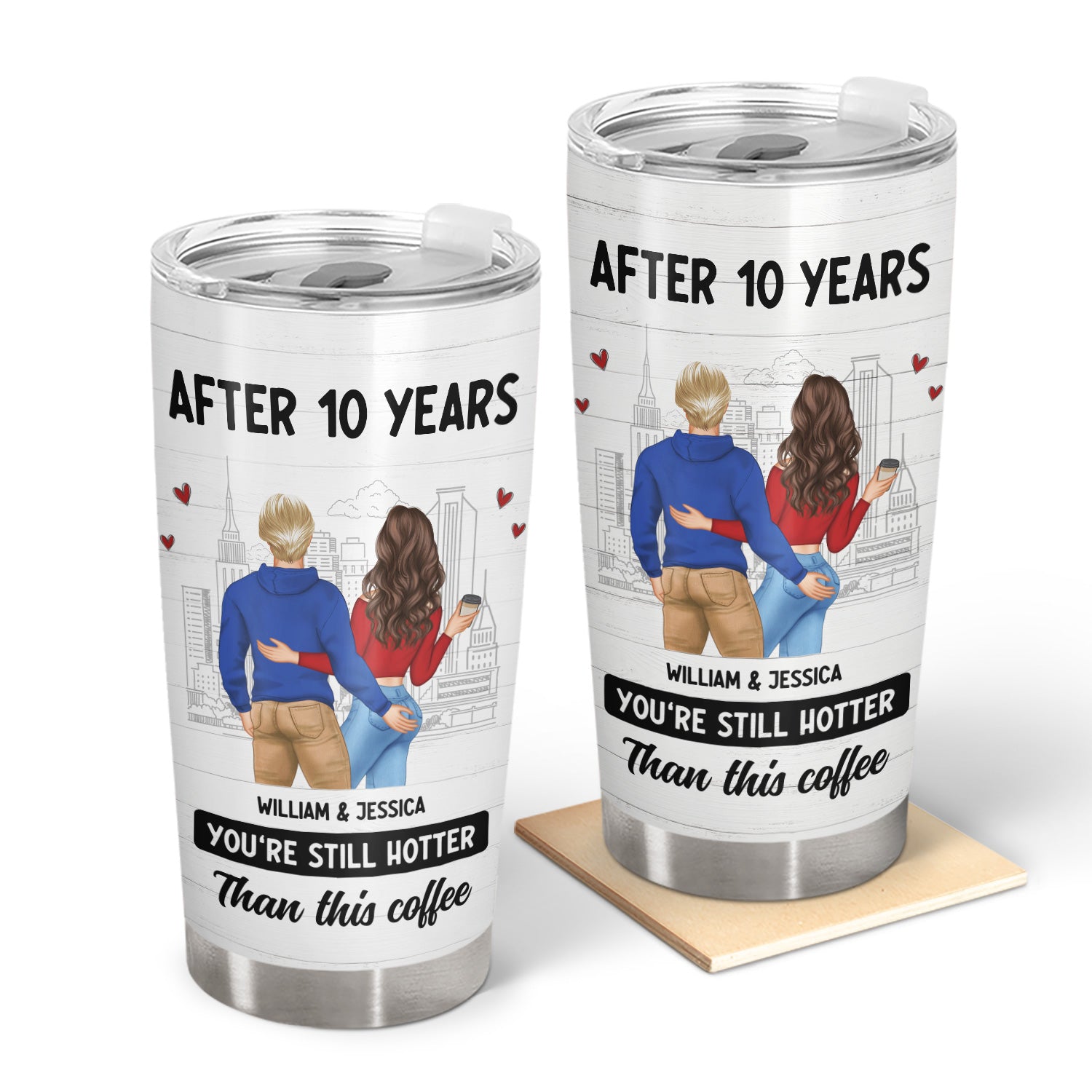 Couple After Years Hotter Than This Coffee - Gift For Couples - Personalized Tumbler
