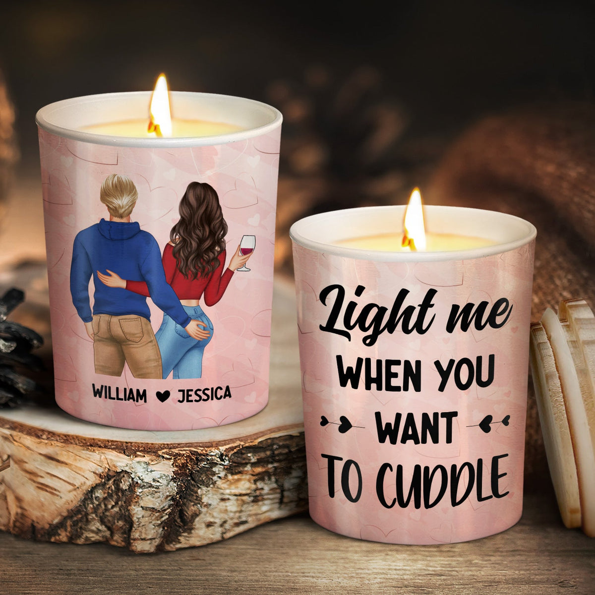 Light Me When You Want - Gift For Couples - Personalized Scented Candl ...