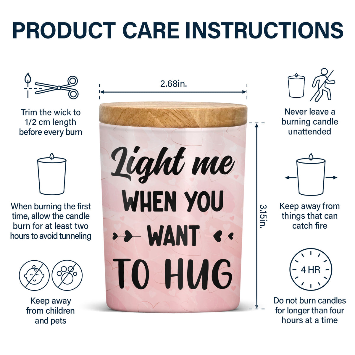 Light Me When You Want - Gift For Couples - Personalized Scented Candl ...