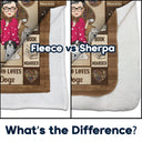 Lire facilement distrait par les chiens et les chats - Cadeau pour les amoureux de la lecture et des animaux - Couverture polaire personnalisée