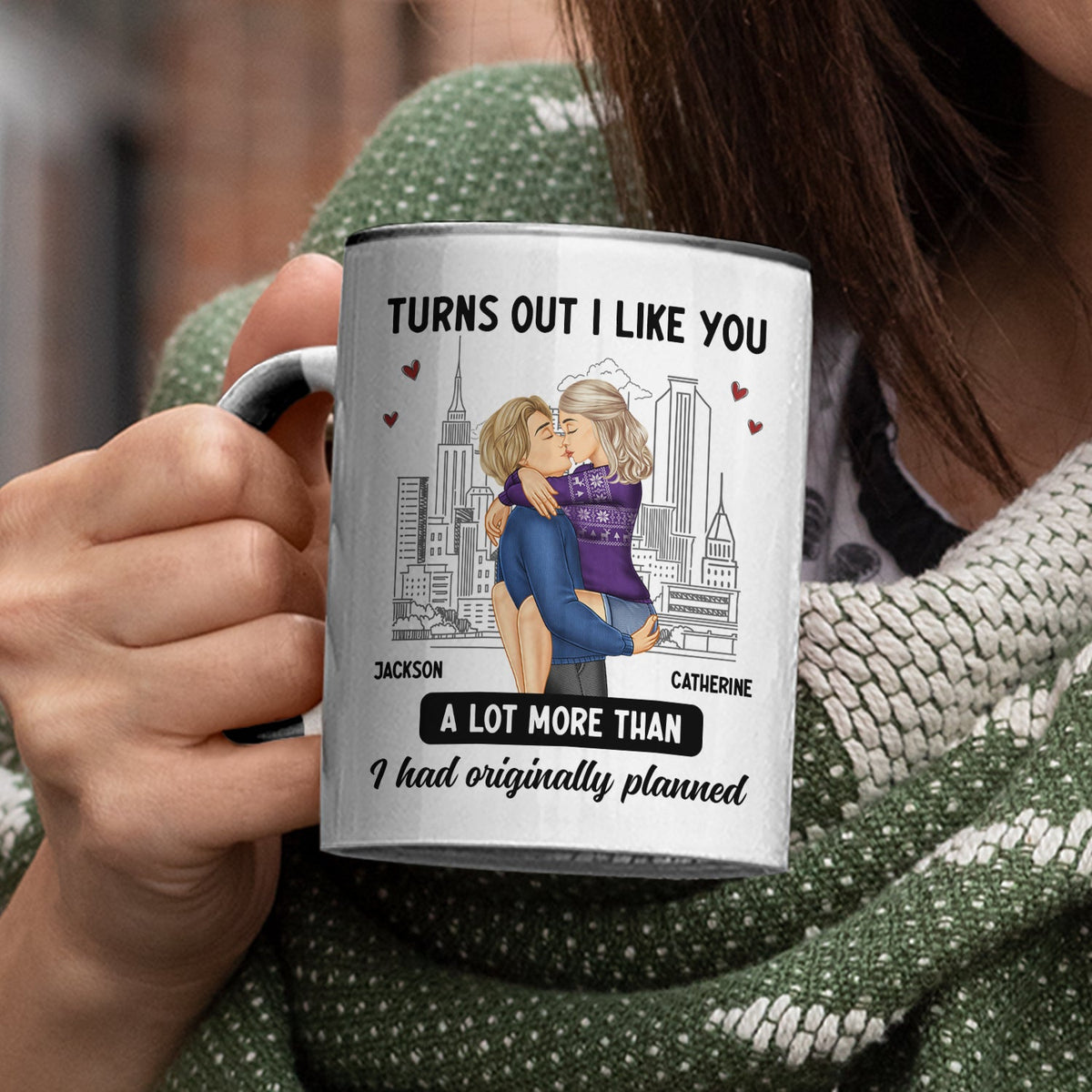 Couple, il s'avère que je t'aime beaucoup plus - Cadeau pour couple - Tasse décorative personnalisée