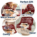 Couple You Are My Favorite By Far - Gift For Couples - Personalized Fleece Blanket