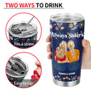 Through My Eyes - Gift For Sisters - Personalized Tumbler