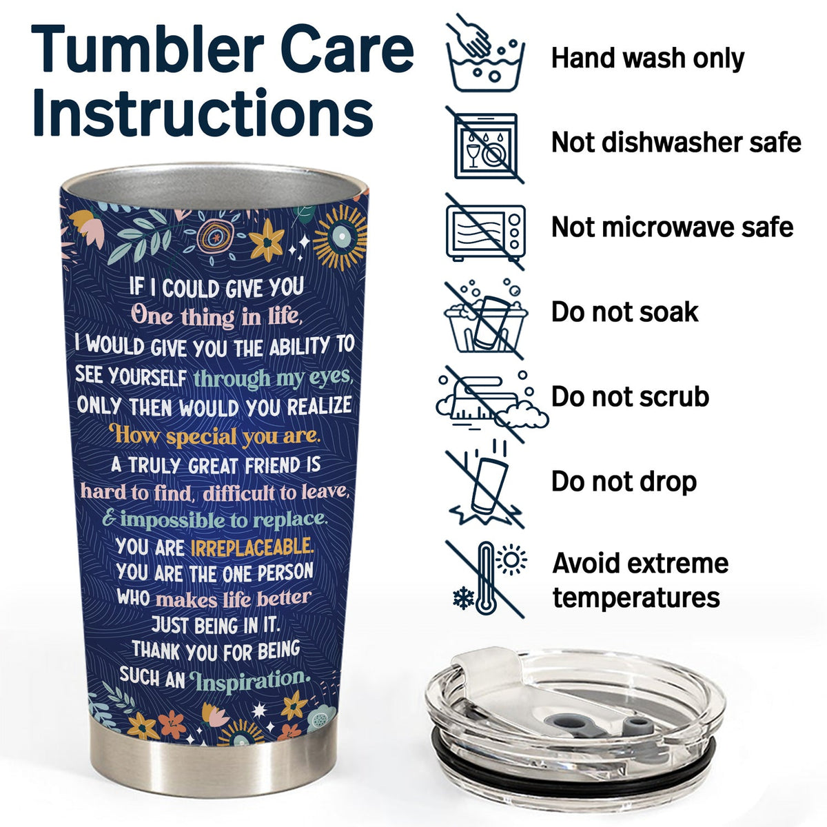 Through My Eyes - Gift For Sisters - Personalized Tumbler