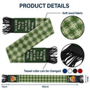 Wrap Yourself Up - Gift For Sisters And Besties - Personalized Wool Scarf With Tassel