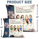 True Blessing To Me - Gift For Bestie - Personalized Pillow