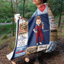 Nurse Daily It's A Beautiful Day - Gift For Nurse - Personalized Fleece Blanket