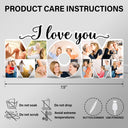 Photo personnalisée Maman, on t'aime - Cadeau pour maman - Boîte lumineuse photo personnalisée en forme personnalisée