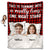 Custom Photo Long One Night Stand - Gift For Couples - Personalized Fleece Blanket