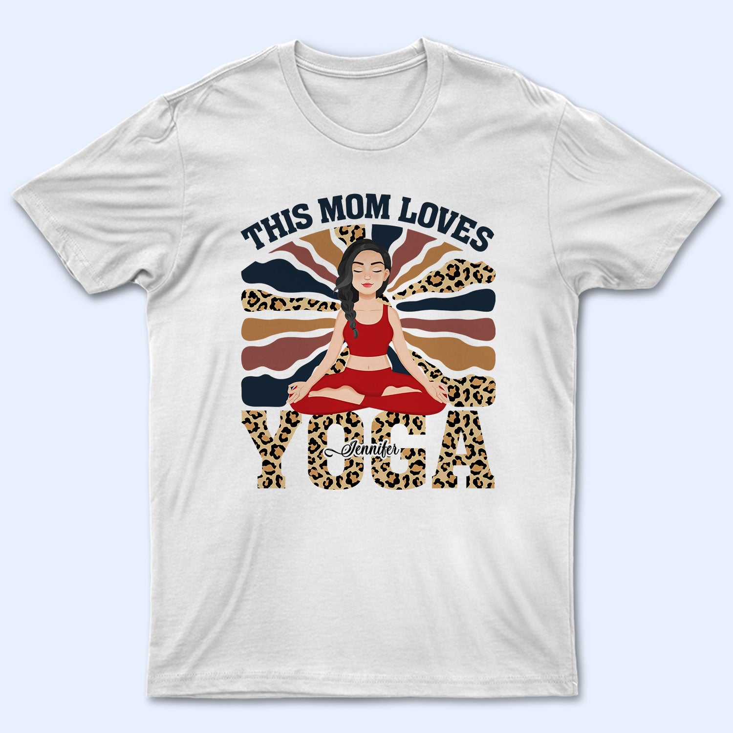 This Mom Loves Yoga - Gift For Mother - Personalized T Shirt