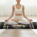 Yoga Girl I'm Mostly Peace Love And Light - Gift For Yourself, Gift For Women - Personalized Yoga Towel