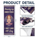 Yoga Girl I'm Mostly Peace Love And Light - Gift For Yourself, Gift For Women - Personalized Yoga Towel