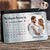 Custom Photo The Day We Became Us - Gift For Couples - Personalized Aluminum Wallet Card