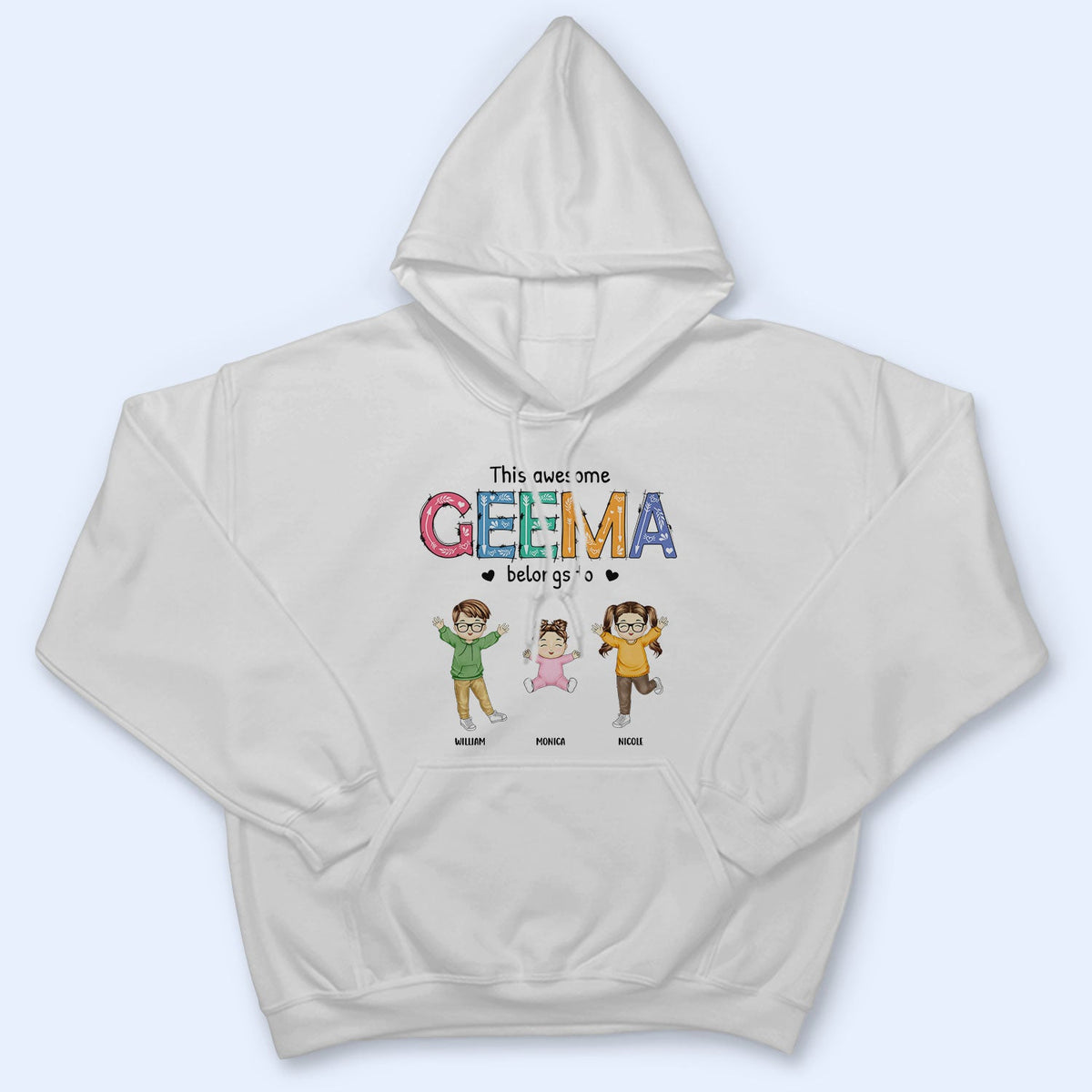 This Awesome Nana Belongs To - Gift For Mother, Grandma - Personalized T Shirt