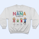 This Awesome Nana Belongs To - Gift For Mother, Grandma - Personalized T Shirt