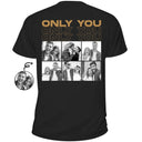 Photo personnalisée N&amp;B Only You - Cadeau pour couple - T-shirt personnalisé