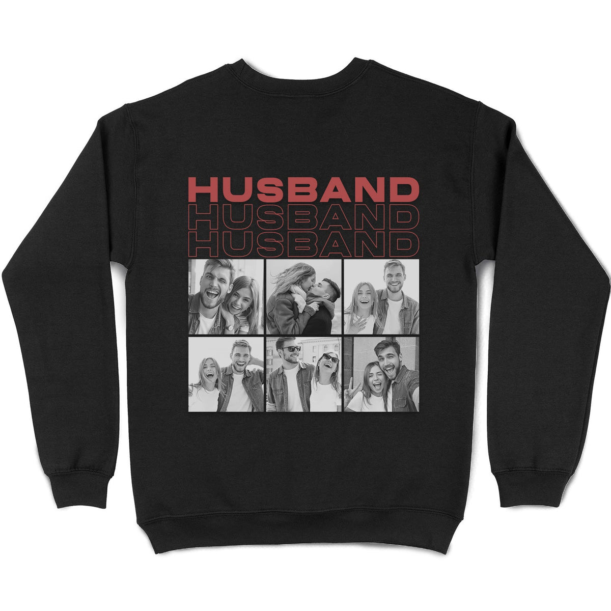 Photo personnalisée N&B Only You - Cadeau pour couple - T-shirt personnalisé