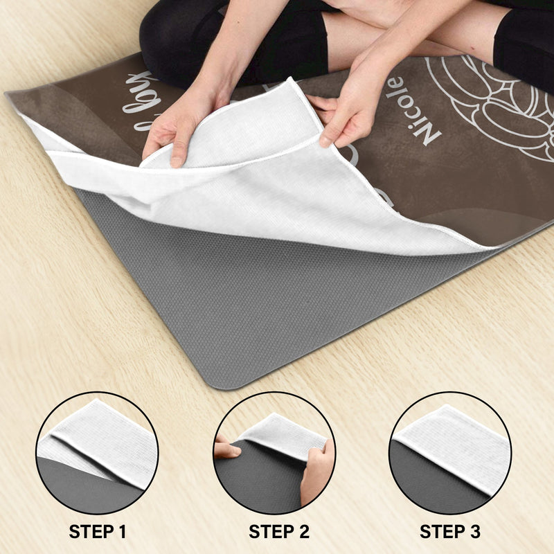 All I Need - Yoga Gift For Dog Mom - Personalized Yoga Towel