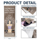 All I Need - Yoga Gift For Dog Mom - Personalized Yoga Towel