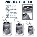 Custom Photo Calendar Baby Announcement - Gift For Pregnant Mother - Personalized Aluminum Keychain