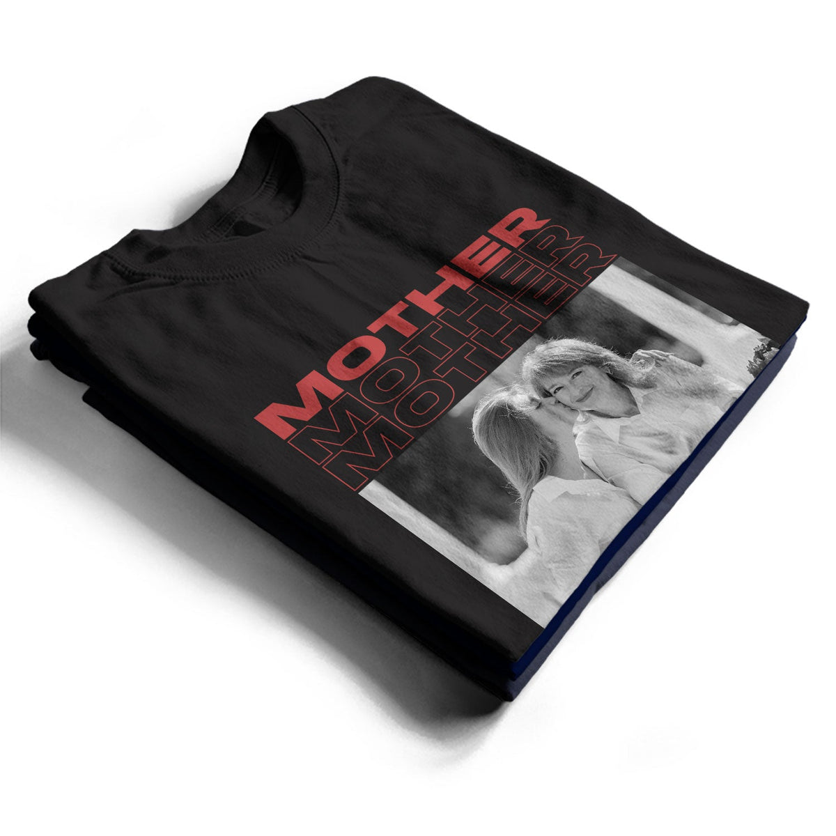 Custom Photo Mommy Nana - Gift For Mother - Personalized T Shirt