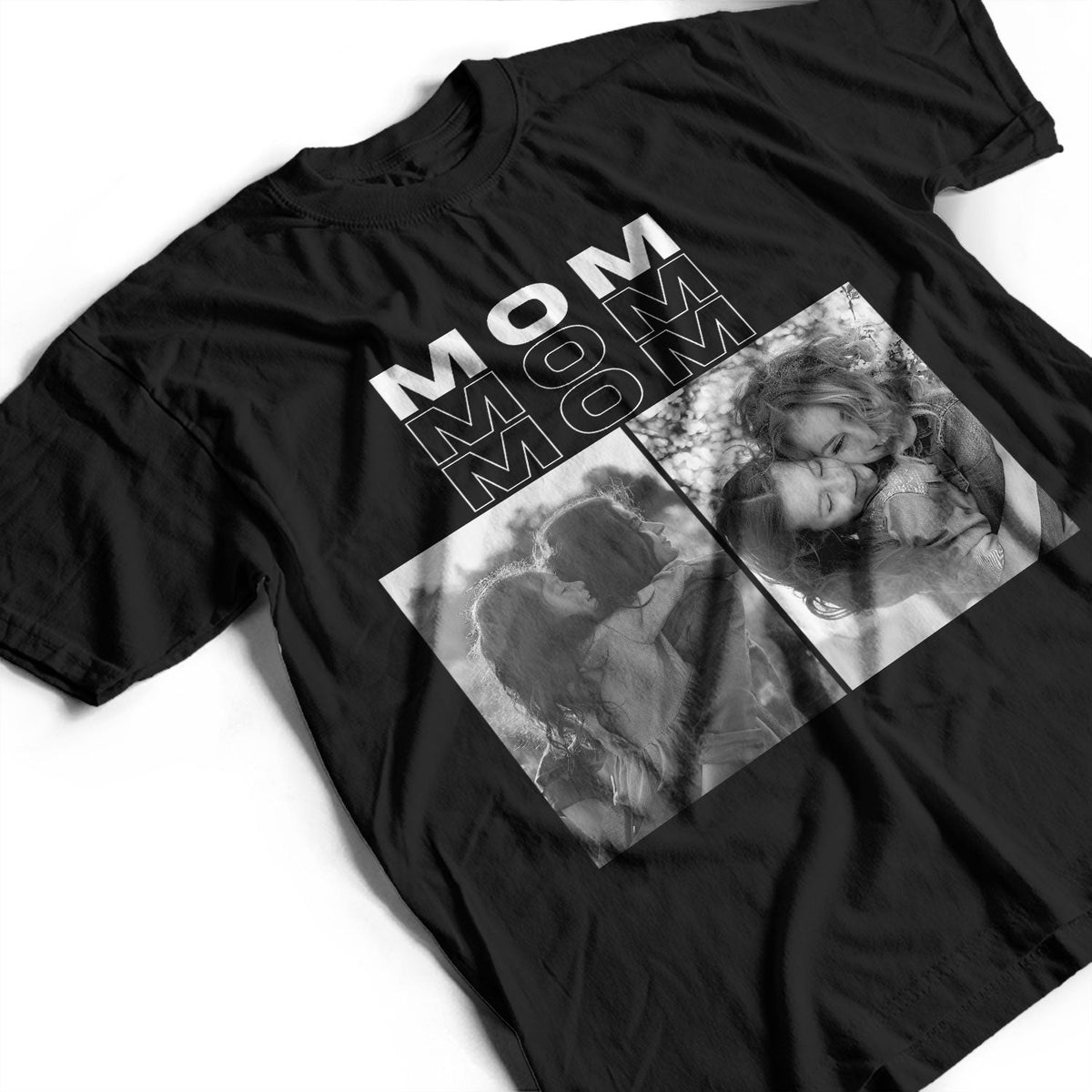 Custom Photo Mommy Nana - Gift For Mother - Personalized T Shirt