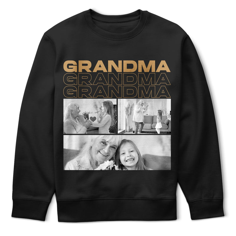 Custom Photo Mommy Nana - Gift For Mother - Personalized T Shirt