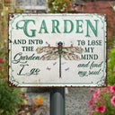 Wander Prints Gift For Gardening Lovers - Dragonfly Rustic Metal Signs - Yard Decor, Birthday, Housewarming Gift AZCS