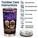 Partners In Crime Just Remember If We Get Caught Party Night Best Friends - Bestie BFF Gift - Personalized Custom Tumbler